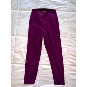 P’tula Alainah III Sleek Legging, 23”, Eggplant, M